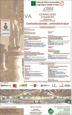 Continuità aziendale... continuità di valore, Padova2015_MP