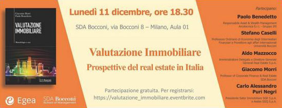 Locandina convegno Valutazione Immobiliare