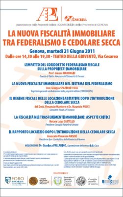 La nuova fiscalità immobiliare tra federalismo e cedolare secca